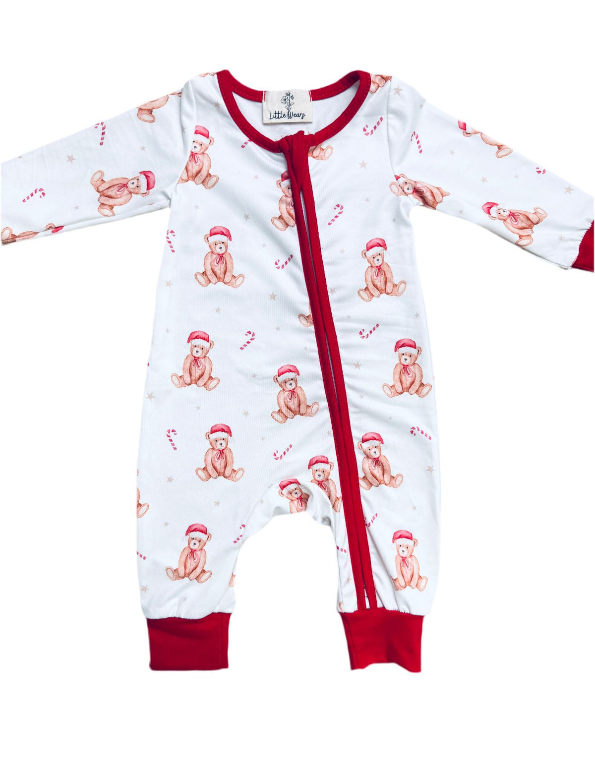 Unisex Teddy Christmas Sleepsuit