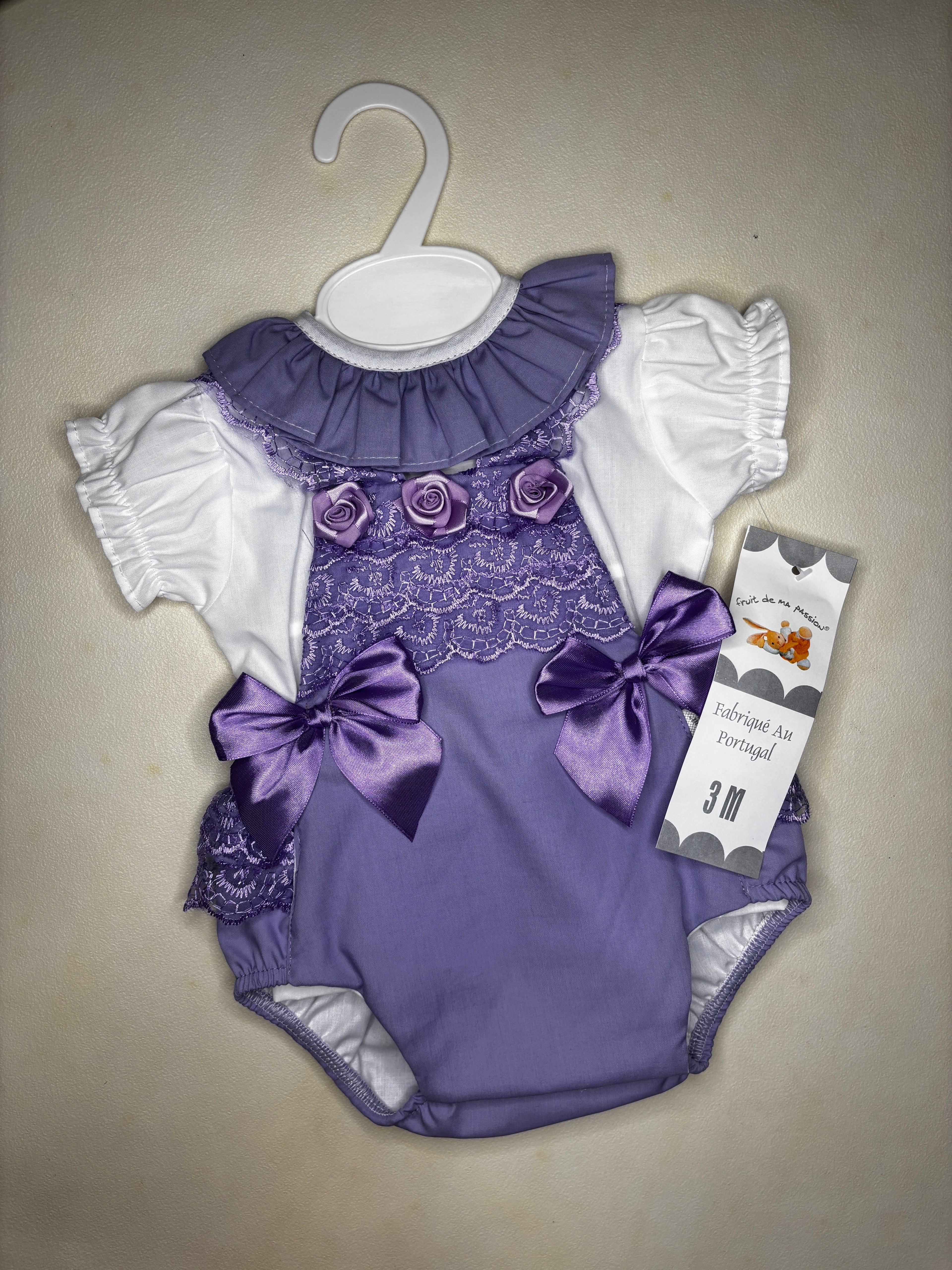 Lilac Spanish Romper