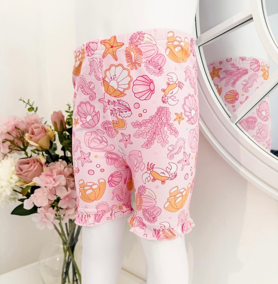 Seashell Cycling Shorts