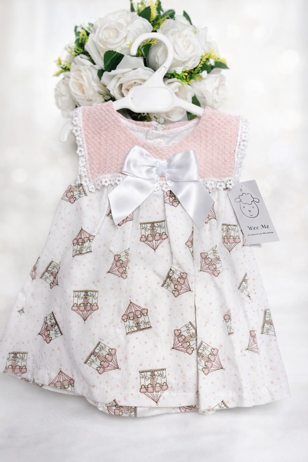 Wee Mee Carousel Dress with bloomers