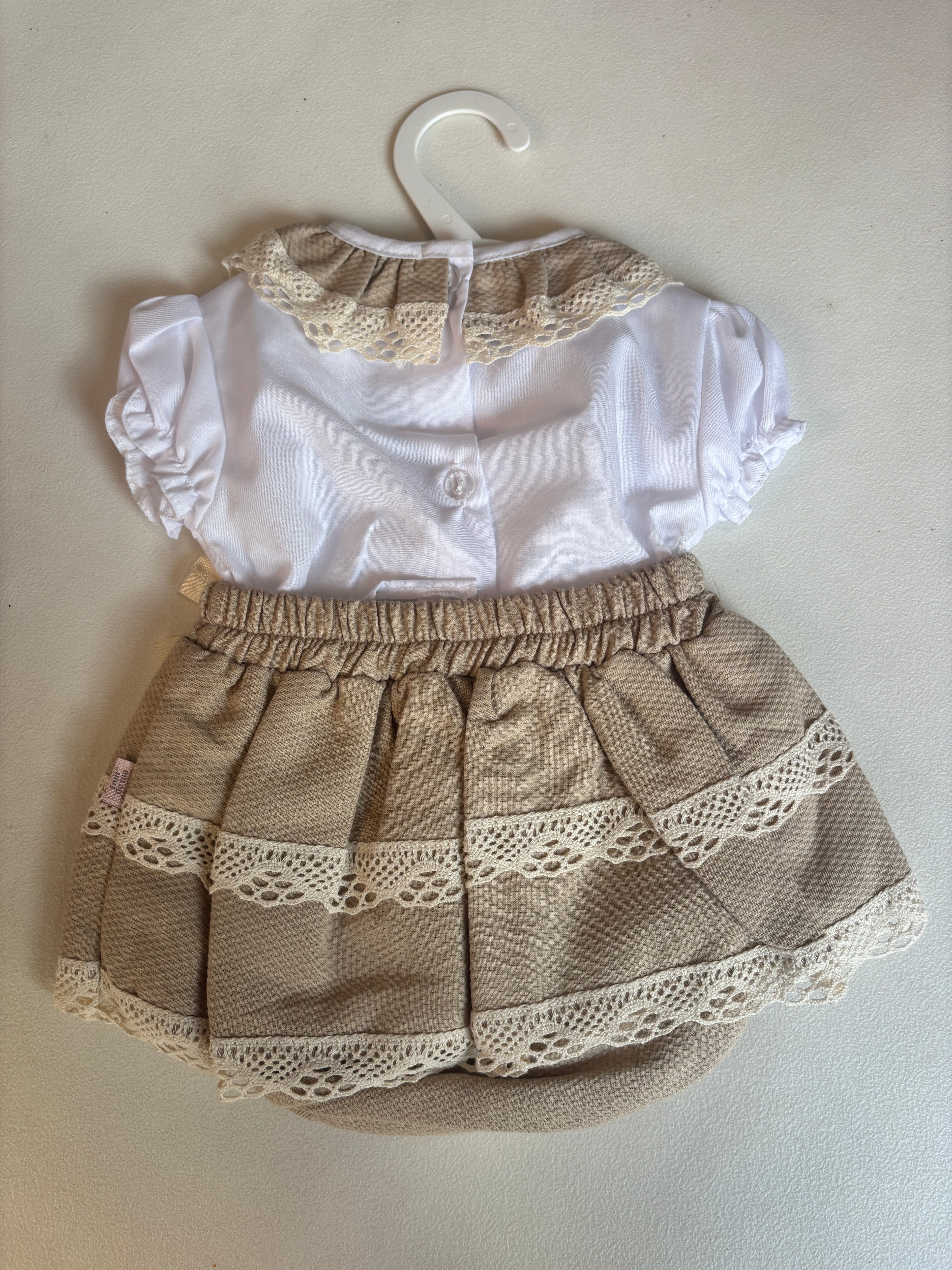 Beige Spanish Romper